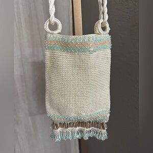 My Beachy Side, Handmade in Turkey, Crochet Crossbody Bag, NWOT